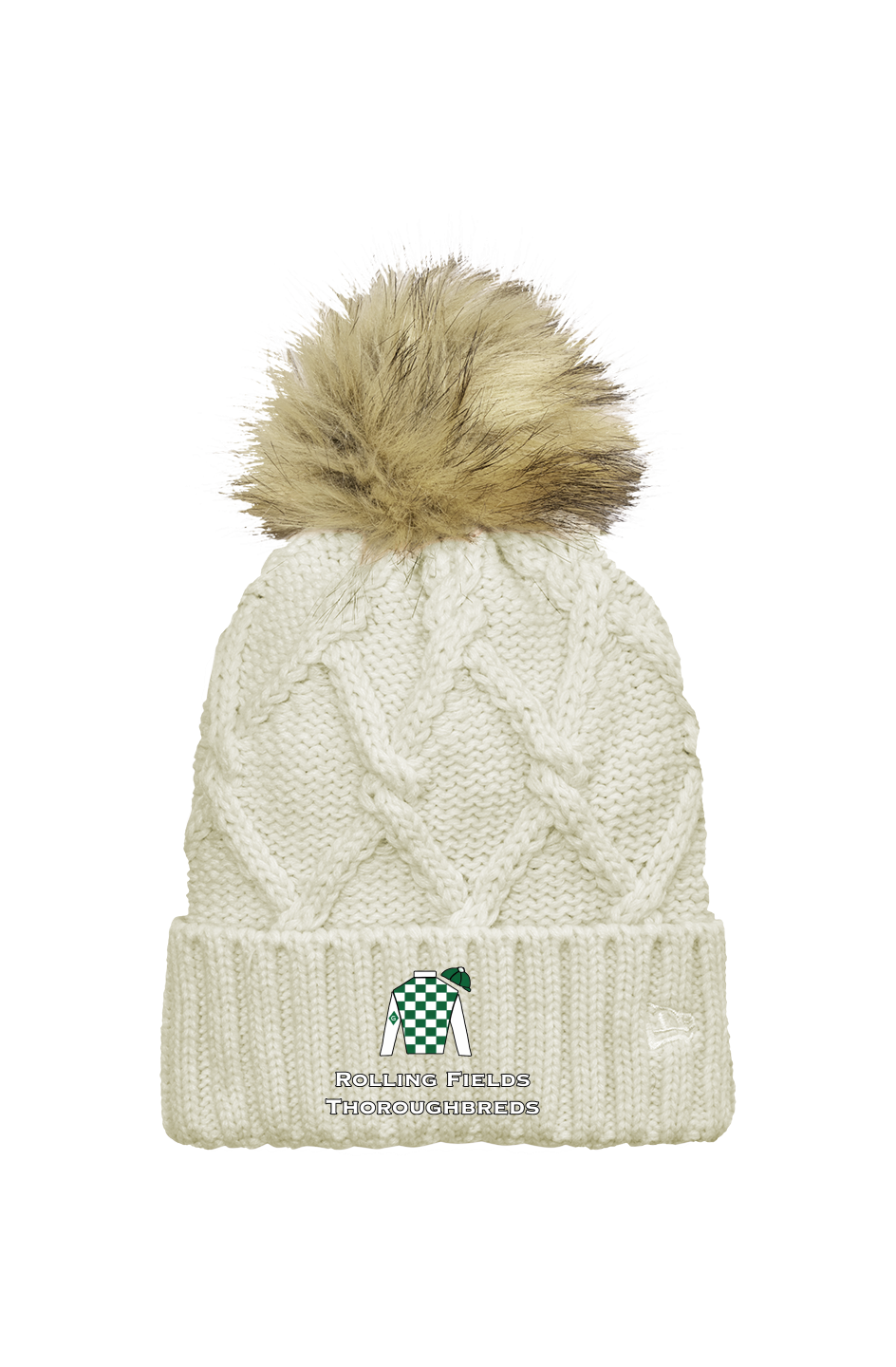 RFT Faux Fur Pom Beanie