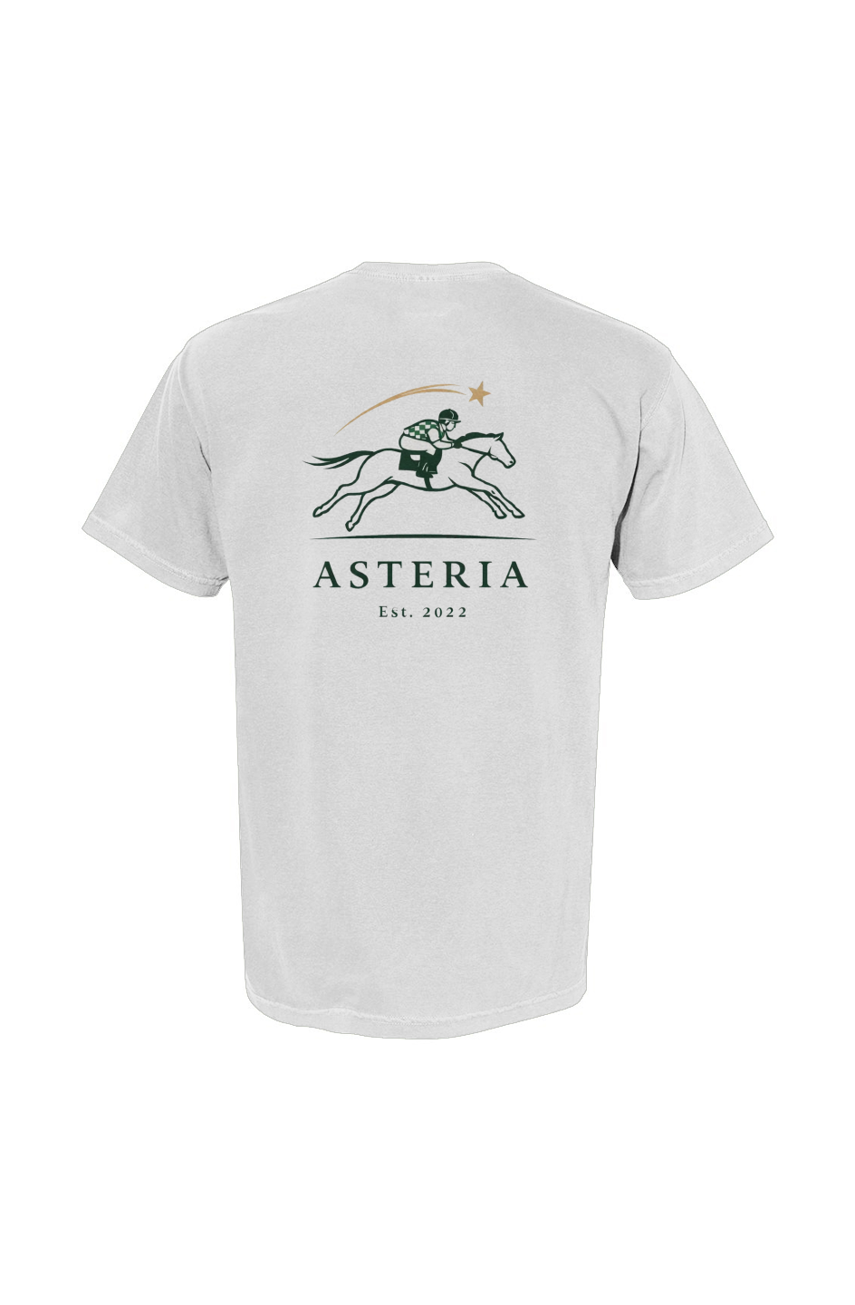 White / Tan Asteria Tee