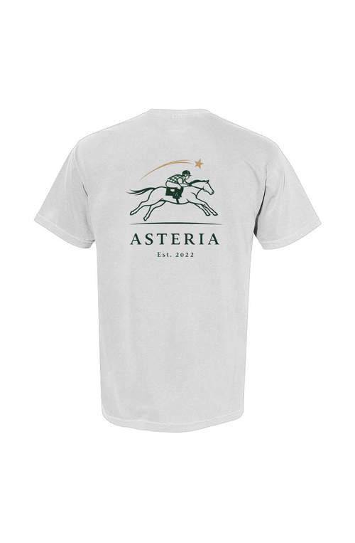 White / Tan Asteria Tee