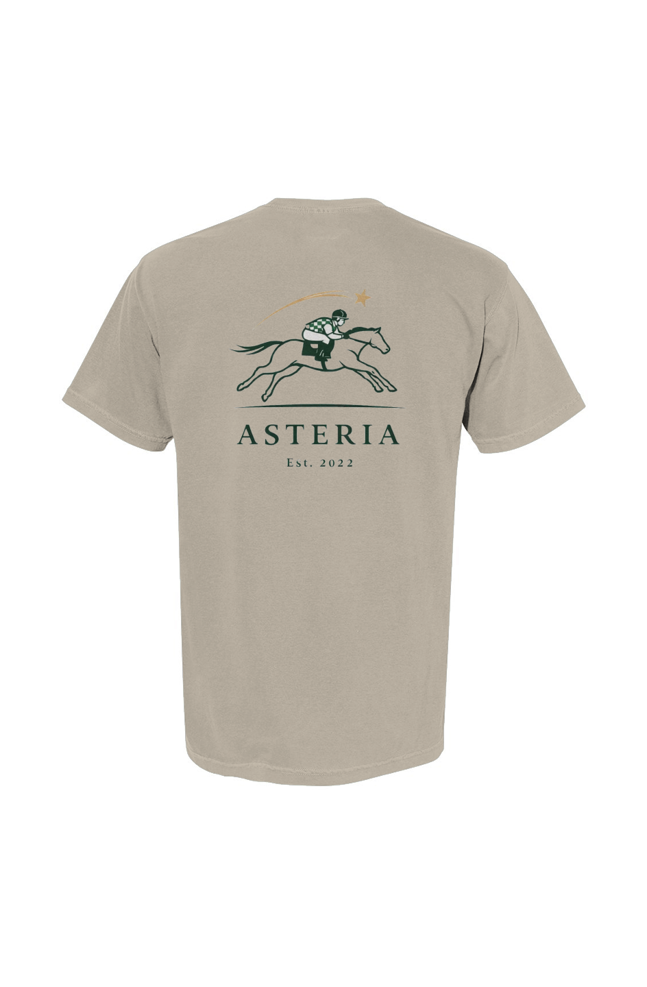 White / Tan Asteria Tee