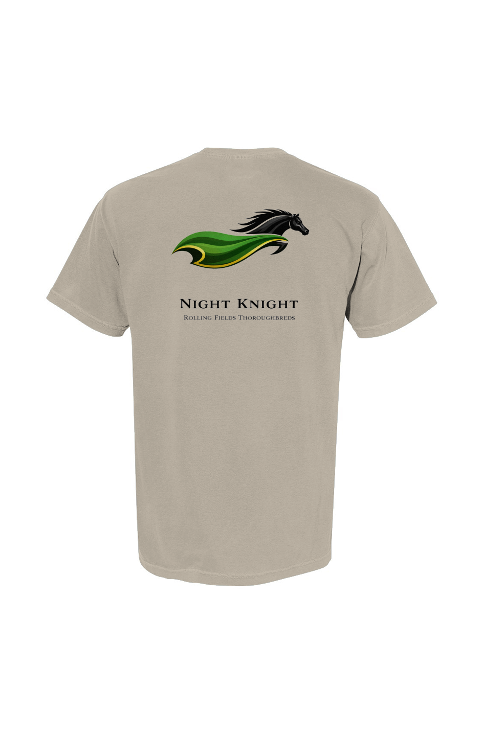 Night Knight White / Tan Cape Tee