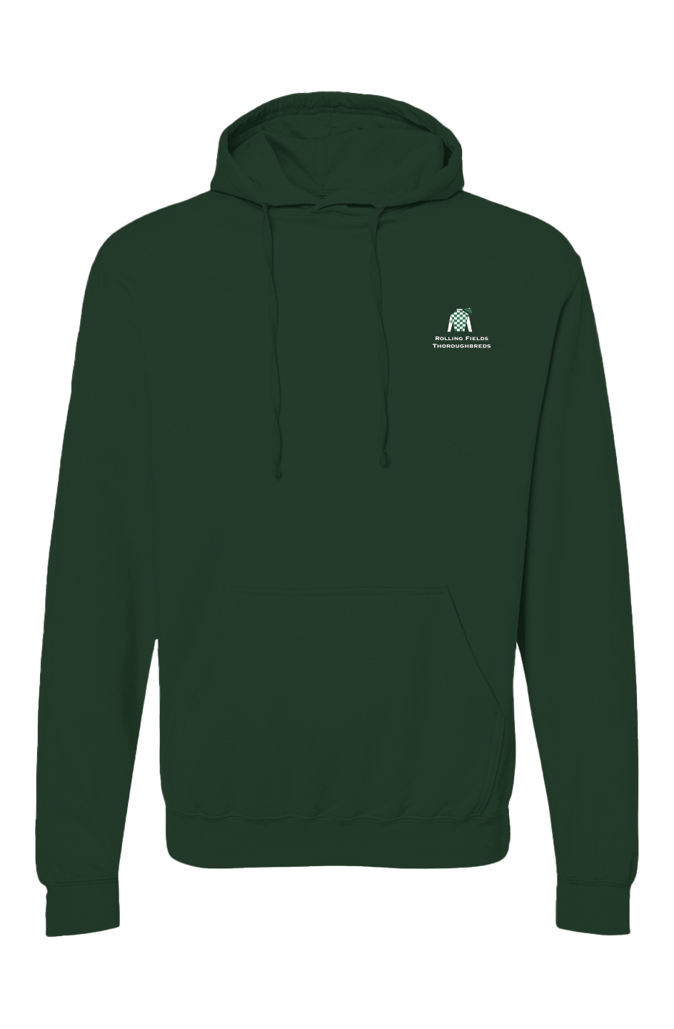 RFT Tultex Green/White Pullover Hoodie
