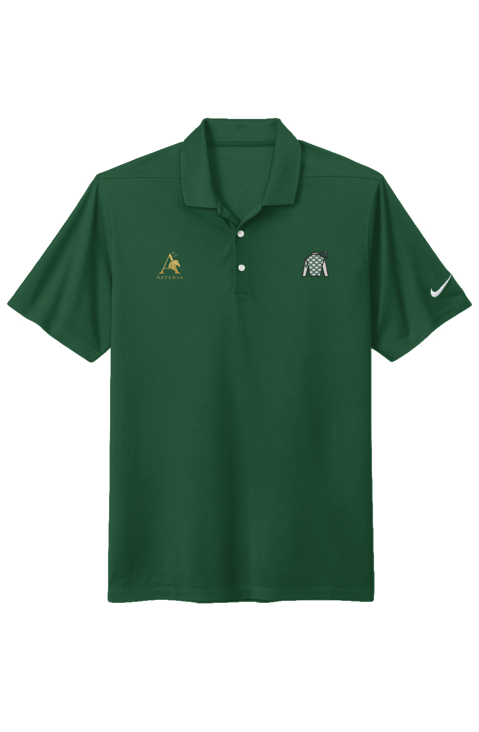 Asteria A Nike Green/White Dri-FIT Micro Pique 2.0 Polo