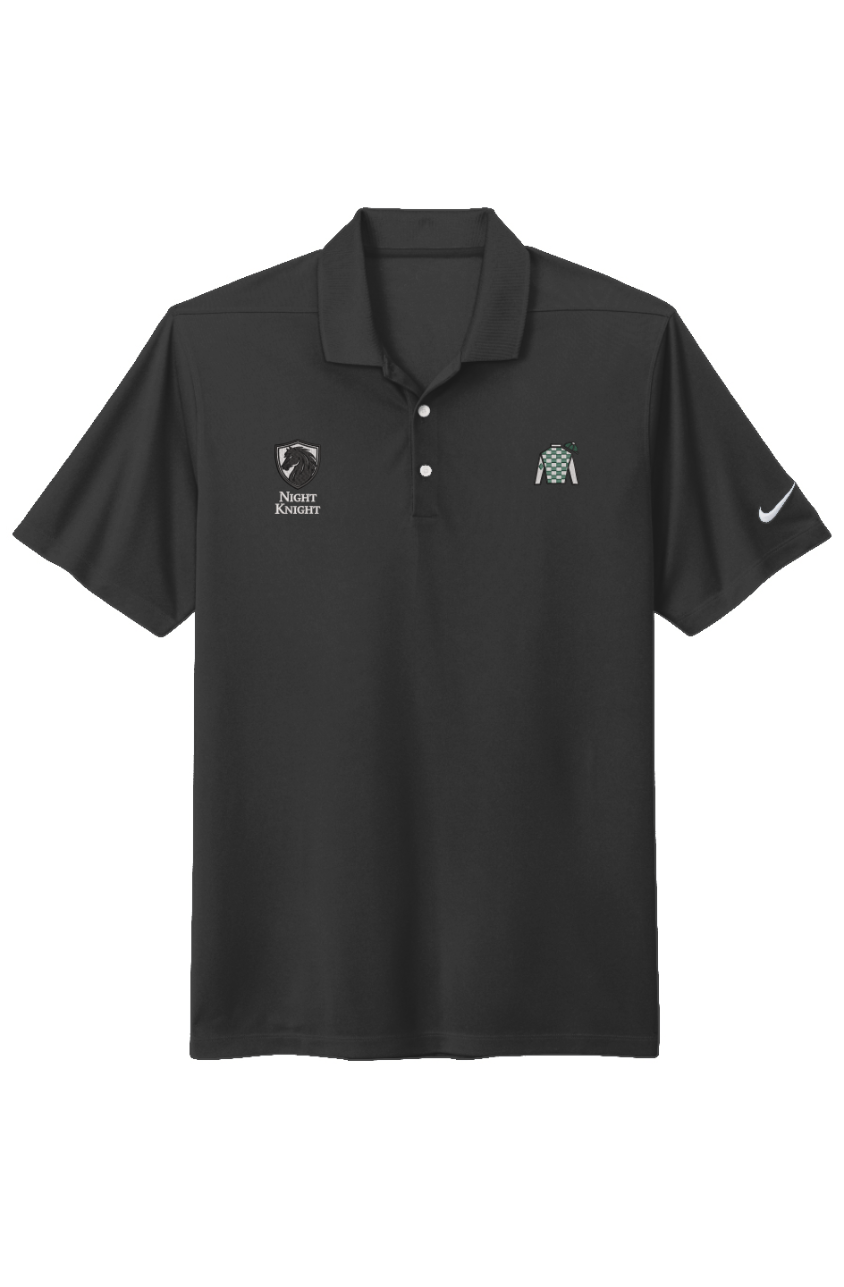 Night Knight Crest Green/Black Nike Dri-FIT Micro Pique 2.0 Polo